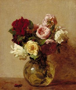 Roser, 1884 av Ignace Henri Jean Fantin-Latour