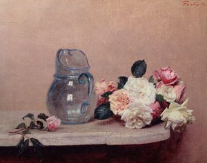 Stilleben med roser, 1889