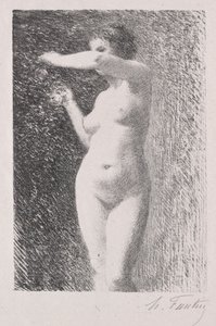 Studie for Eva, 1898. av Ignace Henri Jean Fantin Latour