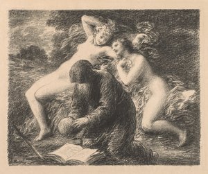 Fristelse av St. Anthony, 1893. av Ignace Henri Jean Fantin Latour