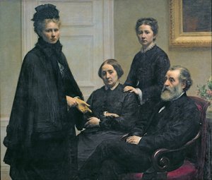 Familien Dubourg, 1878 av Ignace Henri Jean Fantin-Latour