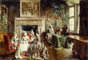 Ekteskapskontrakten, 1874 av Ignacio Leon y Escosura