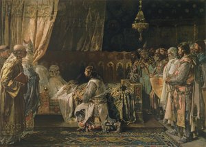 The Last Moments of King James I (1207-76) Conquistador