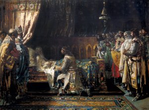 De siste øyeblikkene av King James I sa Erobreren