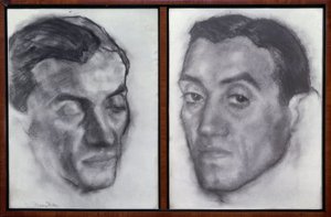 PORTRETT AV RAMON PEREZ DE AYALA (1888–1962) SPANSK FORSKRIVTTER OG JOURNALIST - TEGNING - GENERASJON AV 1914 av Ignacio Zuloaga
