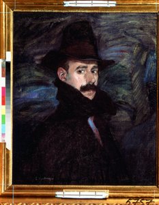 Selvportrett. Maleri av Ignacio Zuloaga y Zabaleto (1870-1945). Olje på lerret, 76 x 65 cm. Spansk kunst. Pushkin Museum of Fine Arts, Moskva. av Ignacio Zuloaga y Zabaleta