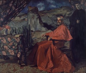 EL CARDENAL - 1912 - O / L - 201 X 236 CM av Ignacio Zuloaga y Zabaleta