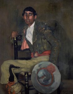 EL PICADOR - TYVENDE ÅRHUNDRE - OLJE / STOFF - 137X115 CM av Ignacio Zuloaga y Zabaleta