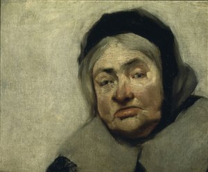 MI PORTERA DE LA RUE CORTOT - 1892 - OLJE / LERT - 32X38 CM av Ignacio Zuloaga y Zabaleta