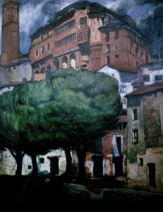 ERKEBISKOPENS PALASS I TARRAGONA av Ignacio Zuloaga y Zabaleta