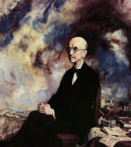 Portrett av den spanske komponisten Manuel de Falla (Cadiz av Ignacio Zuloaga y Zabaleta