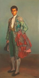 Portrett av tyrefekteren Rafael Albaicin av Ignacio Zuloaga y Zabaleta
