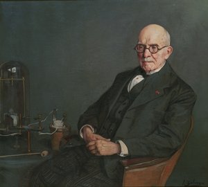 Portrett av fysikeren Édouard Branly 1844-1940, ca. 1920. av Ignacio Zuloaga y Zabaleto