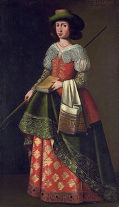 Den hellige Margareta av Antiokia som gjeterinne av Ignacio de Ries