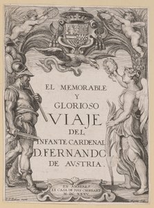 Tittelside for D. De Aedo y Gallert, The...Journey of the Infante Cardenal... av Ignatius Cornelis Marinus after Sir Peter Paul Rubens