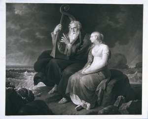 Ossian og Malvina av Ignaz Rungaldier