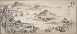 Utsikt over West Lake, 1700-tallet.