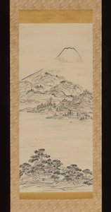 Mount Fuji, med utsikt fra Tago no Ura Bay