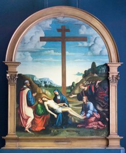 Kristi klagesang, ca. 1510–1515 (olje på tre) av Il (1450-1517) Francia