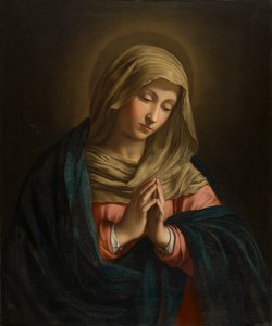 The Virgin at Prayer, ca. 1629-85 (olje på lerret)
