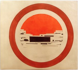 Utkast til et Suprematist-maleri for porselen
