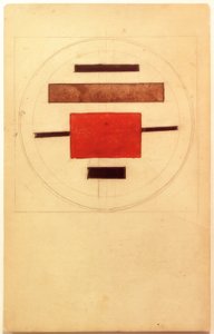 Utkast til et Suprematist-maleri for porselen