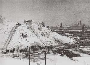 Rivingen av katedralen til Frelseren Kristus i Moskva, 1931 av Ilya Arnoldovich Ilf