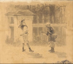 Tigger jente, 1889 av Ilya Efimovich Repin
