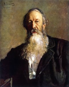 Portrett av BB Stasov av Ilya Efimovich Repin