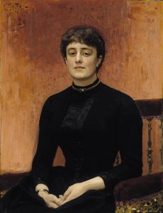 Portrett av Elizaveta Zvantseva 1864-1921 av Ilya Efimovich Repin