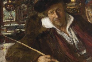 Selvportrett, 1917 av Ilya Efimovich Repin