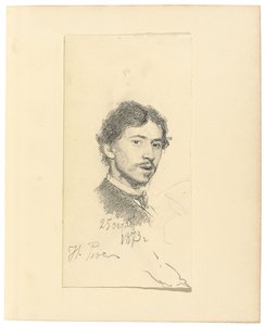 Selvportrett, 1873 av Ilya Efimovich Repin