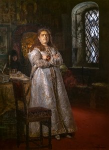 TSAREVNA SOFIA ALEXEIEVNA VED NOVODEVICHY-KLOSTERET av Ilya Efimovich Repin
