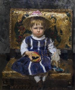 VERA REPINE BARN av Ilya Efimovich Repin