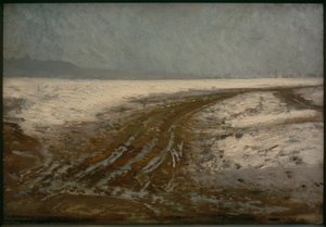 Vei (vei i snø) av Ilya Efimovich Repin