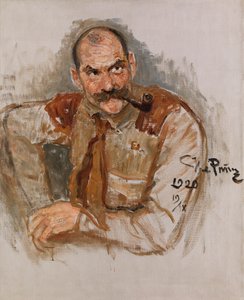 Portrett av kunstneren Akseli Gallen-Kallela 1865-1931, 1920. av Ilya Efimovich Repin