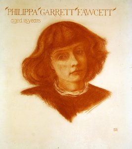 Portrett av Philippa Garrett Fawcett på 15 år av Image Selwyn