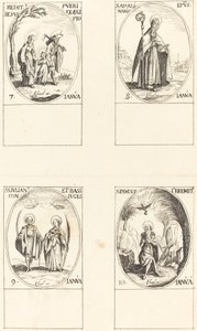 Retur fra Egypt; St. Apollinaire; St. Julian og Basilissa; St. Paul Eremitt av Imitator of Jacques Callot
