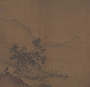 X Ian Hall elvemunning, rub. 1200. av In the style of Xia Gui