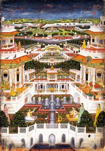 Et palasskompleks med Harem Gardens, ca 1764-1765