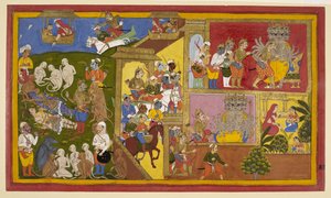 Add.15297(1), f.34 Sahibdin og verksted, Rama og Lakshmana Bound, fra 