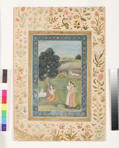Bhairavi Ragini av Bhairava, ca. 1780 av Indian School