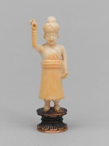Svart bonde, sjakkbrikke, India, 1820 ca av Indian School