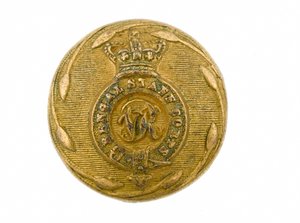 Button, Bengal Staff Corps, 1876-1891 av Indian School