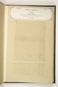 Coarse Cotton, Benares, fra The Collection of the Textile Manufacturers of India, av John Forbes Watson, utgitt i 1866 av Indian School