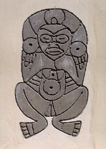 Kopi av et Taino indisk motiv av Indian School