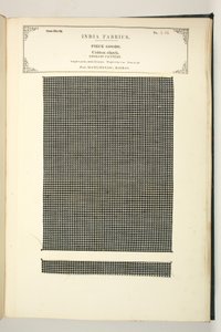 Cotton Check, Masulipatam, Madras, Piece Goods, fra The Collection of the Textile Manufacturers of India, av John Forbes Watson, utgitt i 1866 av Indian School