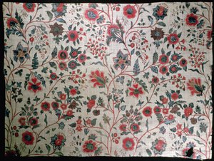 Dekorativ tekstil, 1725-50 av Indian School