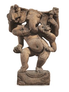 Figur av Ganesha, Uttar Pradesh av Indian School
