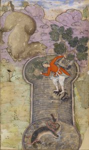 Illustrasjon fra "Anv?r-i Suhayl? av Indian School